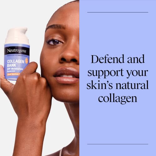 Neutrogena Collagen Bank SPF Moisturizer with SPF 30 Broad Spectrum Anti-Aging Face Collagen Cream Micro-Peptides No White Cast + Travel Size Hydro Boost Hydrating Gel Cleanser, 2 fl oz / 0.5 fl oz - Image 3