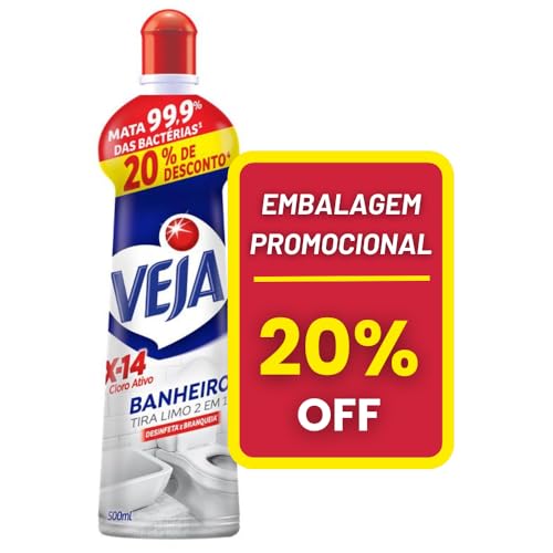 Tira Limo Veja Banheiro X14 500ml Oferta