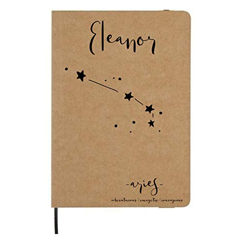 Aries Zodiac Journal Custom Journal Zodiac Birthday Gift Zodiac Notebook Custom Astrology Journal Personalized Journal Notebook