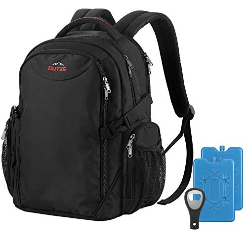 OUTXE Cooler Backpack Insulated Cooler Bag 22L for 15" Laptops Lunch Backpack,Black