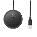 UTHCLO Microfono Condensatore USB con Cavo e Supporto Treppiede Antivento per Registrazioni Vocali Nitide per Conferenze Gaming e Podcast Colore Nero immagine