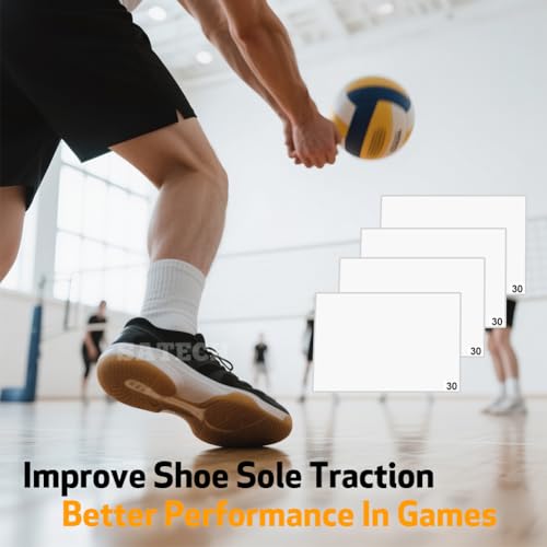 Image of SATECH Sticky /Tacky /Adhesive Mat 13 inch x 17 inch for Basketball Shoes Cleanroom Pets Garage White (Case of 4 Mats,30 Sheets Each)