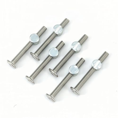 Crib Bed Frame Bolts & Nuts Kit, M6x50mm, 12 pcs