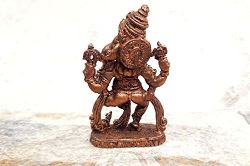 Image of Ganesh Murti Copper Bhagwan Ji - 7.7 cm - Pack of 1