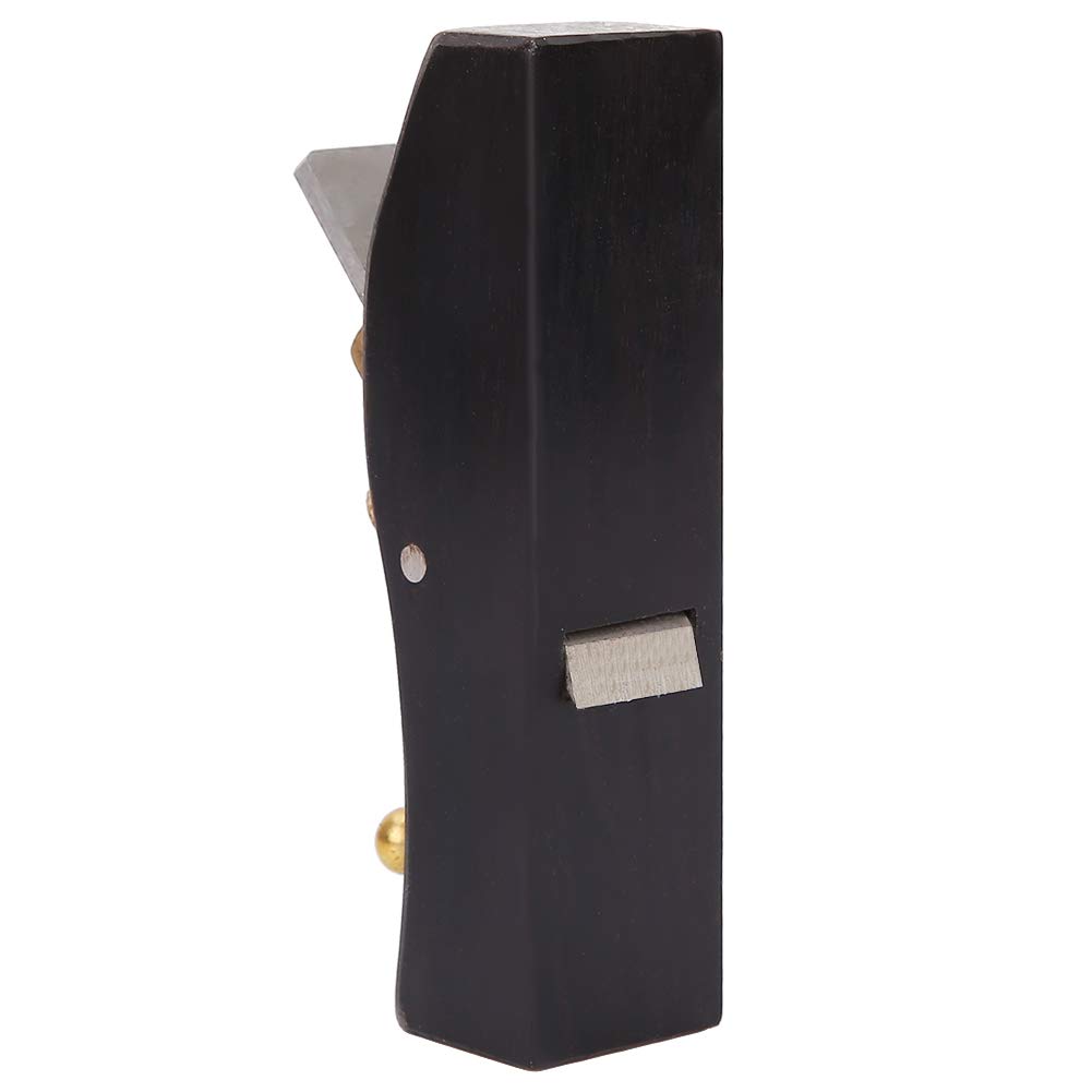 Herramienta de cepillado manual de carpintería, mini carpintero de ébano Herramienta de bloque asesino de aviones Woodcraft, corte pulido desbarbado cepilladora plana de bricolaje(80mm)