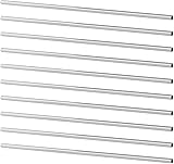 1/4 Inch OD 304 Stainless Steel Corrosion-Resistant Tube – Thick-Walled, Weldable Industrial Straight Round Pipe, 12 Inch Length(10pcs)