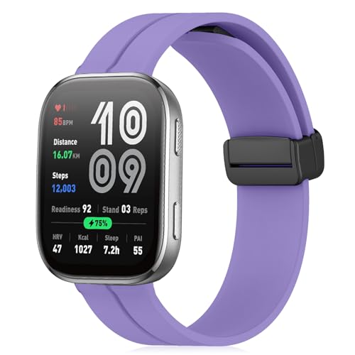[RoSoki] 22 mm oh Amazfit Bip 6 / Amazfit Bip 5 /Bip 5 Unity Ή VR }Olbgt X|[coh ւXgbv xg _炩 ȒP jp i p[v j