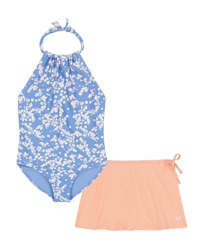 Image of Roxy Girls' One-piece Swimsuit with UPF 50+ Sun Protection, Quick Drying Bathing Suit