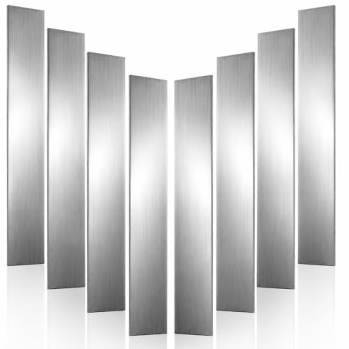 Tlence 8 Pack Pure Nickel Strips, 0.04 x 1 x 6 Inches Anode Plating Sheets, Nickel Soldering Tabs for Electroplating and DIY Plating Experiment, 99.6% Purity