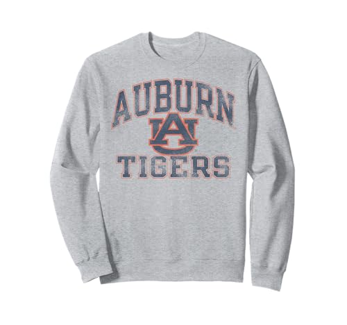 Auburn Tigers Vintage Worn Gray Officially Licensed Sweatshirt