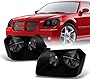 AKKON - For Dodge Magnum OE Replacement Black SMoke Headlights Driver/Passenger Head Lamps Pair New