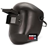 Jackson Safety PL280 Pipeline Welding Helmet - Shade 10 Flip Front Welding Hood - ANSI Z87.1 - Made in USA (Multiple Headgear Styles and Colors)