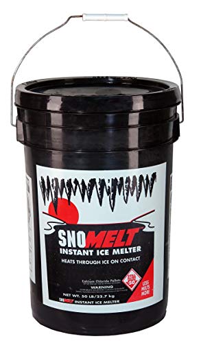 SnoMelt S5042S 50 lbs Calcium Chloride Pellet Pail
