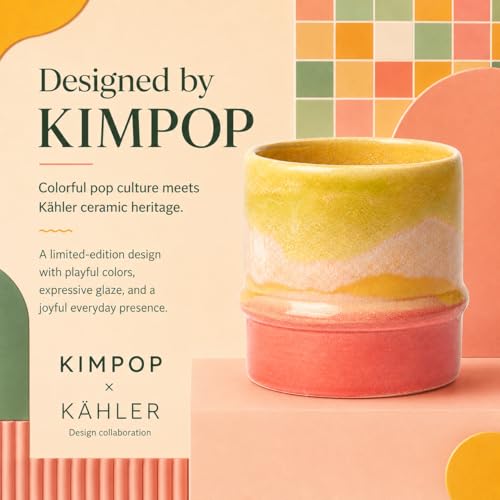 Taza Poppery Kahler 12 oz Amariila Verde Manzana Rosa miniatura 6