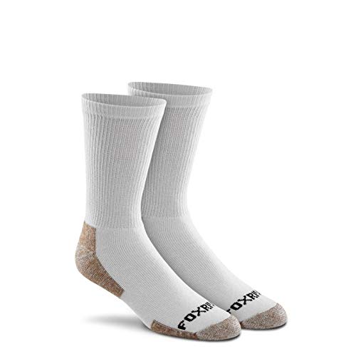 Fox River Value Medium-Weight Work Crew Socks (3 Pair Pack), Grey