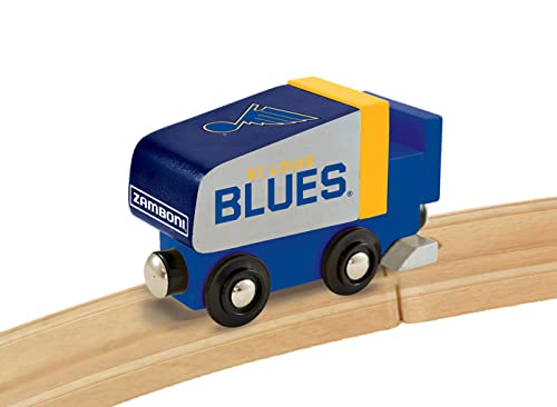 Image of MasterPieces Wood Zamboni - NHL St. Louis Blues - Officially Licensed Toddler & Kids Toy