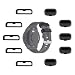 Produktbild MTHGH 26mm Uhrenarmband-Schlaufen für Garmin 7X/6X/5X /Instinct 2X /Enduro Befestigungsringe[5Stück]+ 5Stück Staub Stecker, Silikon Sichere Ringe Verbindungshalter Schleife