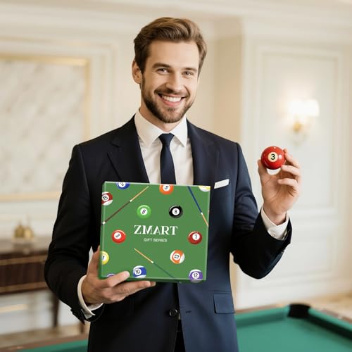 Zmart Billiards Gifts for Men Women - Gifts for Pool Players Owners, Billiards Accessories Equipment Socks, Stocking Stuffers