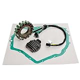 Artudatech Stator Regulator Rectifier & Gasket Fit for Suzuki Eiger LTF400 Manual 2X4 4X4 02-07#IT