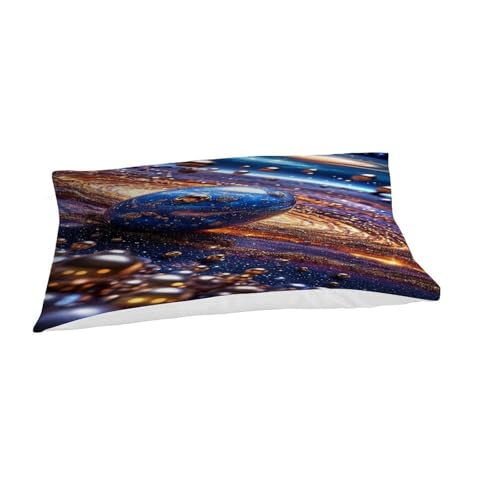 Housse de couette 135x200cm kids parure décor de starry sky
