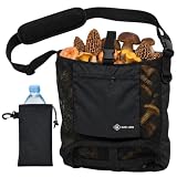 RUNAFLAMA Borsa per Funghi 15L – Pieghevole con Rete Traspirante e Tasca