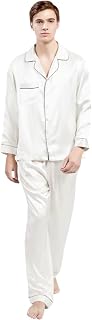 Bella Babe by SK Men Satin Silver Piping Night Suit Full Sleeve Price In India