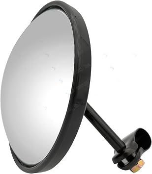 5.7 Inch Convex Round Mirror Blind Spot For Isuzu Mitsubishi Fuso Truck Bus Atv Utv Tractor Room Scooter etc. Adjustable Bracket Installation size: 0.781 inches