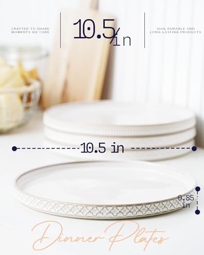 Getstar 10.5 Inch Ceramic Dinner Plates thumb #4