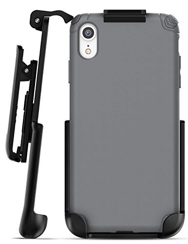 Encased Iphone Xr Belt Clip Holster Case, Ultra Thin Grip Protective Cover With Belt Holder For Apple Iphone Xr Phone (Nova Series) Gray #TOP12