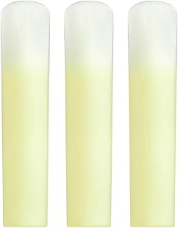 3PCS Alto Sax Reeds Soprano Saxophone Reeds Synthetic Resin 1.5 Strength with Plastic Cover