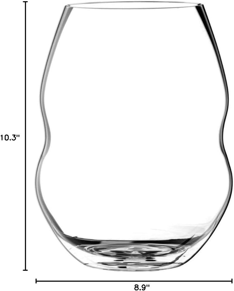 Riedel Swirl Stemless Red Wine Glass, Set of 6