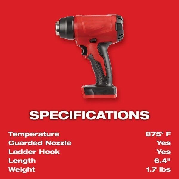 JIOTV Fits Milwaukee Tool 2688-20 M18 Compact Heat Gun