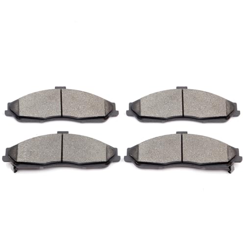 Front Semi-Metallic Brake Pad Set ACZCR Brake Pads w/Hardware:D731-7599