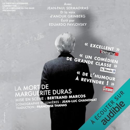 Diseño de la portada del título La mort de Marguerite Duras