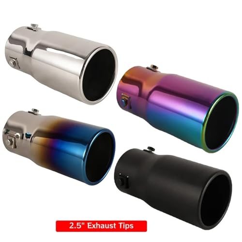Tubo silenciador de 2,5 pulgadas para solucionar ruidos de escape 2