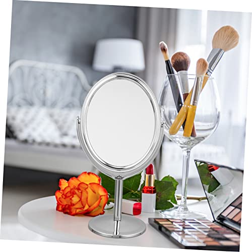 Espejo de maquillaje doble cara con luz y aumento miniatura 3