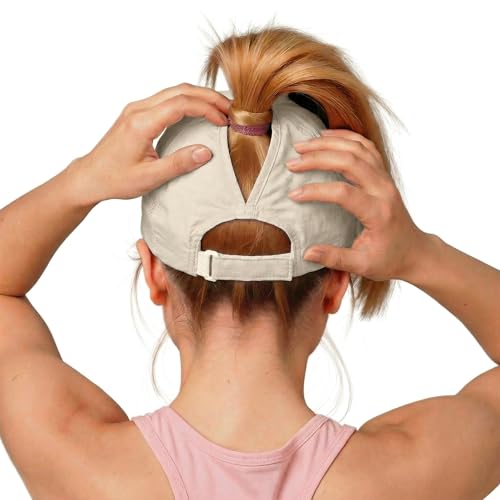 Gorra de béisbol deportiva con malla ajustable para mujer miniatura 1