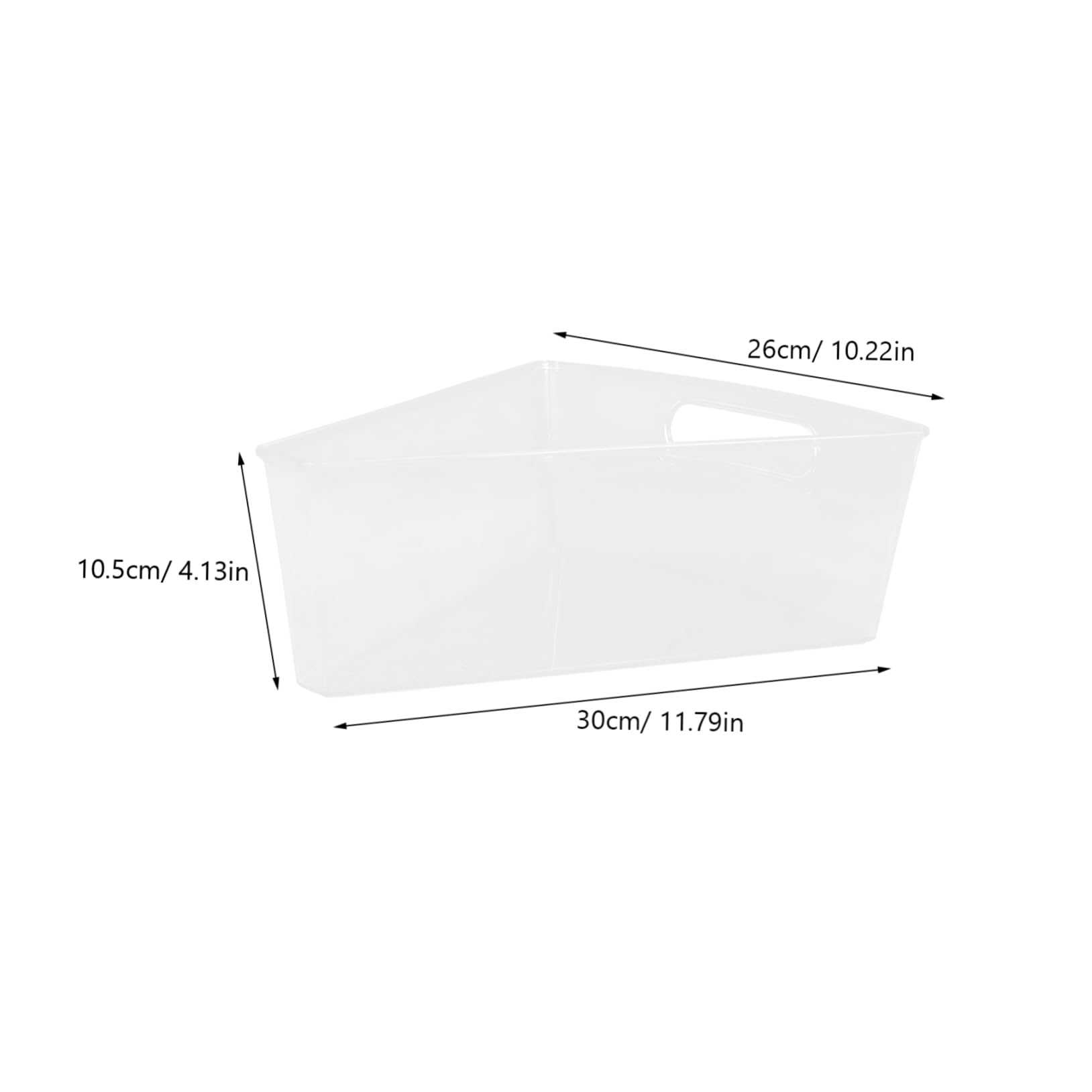 VOSAREA Multi-functional Side Dish Storage Box Vegetable Holder Dried Fruit Serving Box for Home Decor