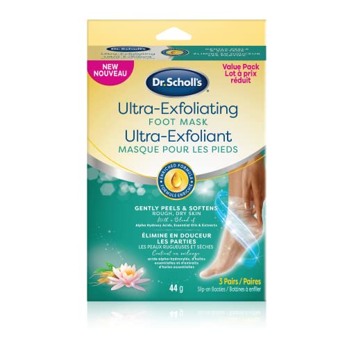 Dr. Scholl’s Ultra Exfoliating Foot Mask 3-pack