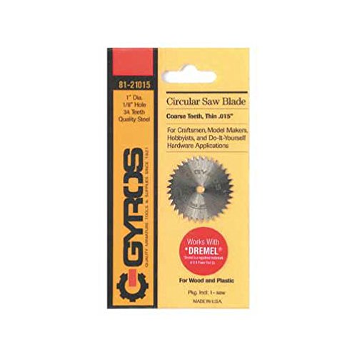 Gyros Tools 81-21015 1" Course Gyros Steel Saw Blade