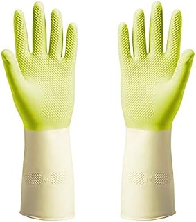 Cleaning Gloves Rubber Reusable Household Gloves Protect Hands for Cleaning Washing Soft Comfort - Medium