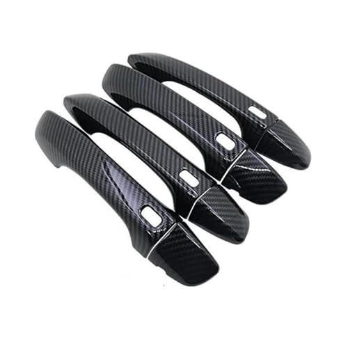 Embellecedor de manija para Tiguan MK2, protege y oculta arañazos con estilo Carbon 1