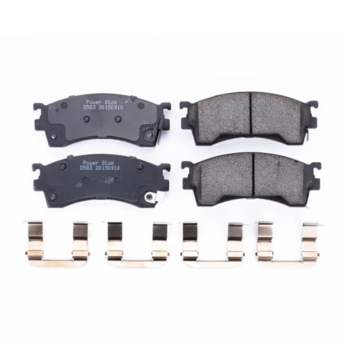 Image of PowerStop Front Brake Pads for Ford Probe 1993-97 |Mazda 626 1993-02 |MX-6 1993-97 |Protege 1999-00 |Protege 2002-03 - Z17 Ceramic Brake Pads with Installation Hardware, 17-583