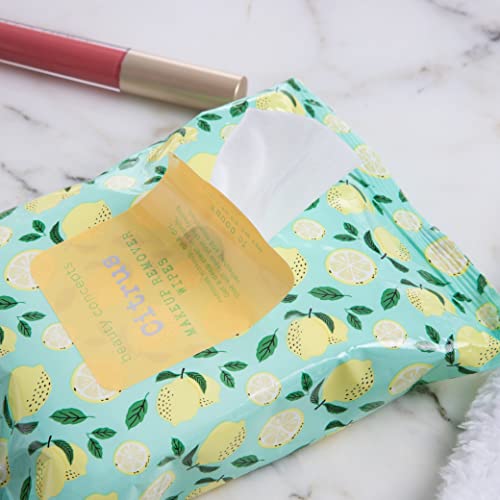Facial Cleansing Wipes | Pomegranate, Citrus, Pineapple, And Orange Face Cleansing And Gentle Makeup Remover Wipes – 4 Pack (30 Count Each), 120 Towelettes | Beauty Concepts #TOP5