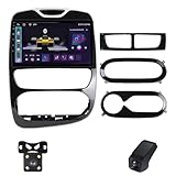 【Aviso importante】 9-Inch Radio para Coche para Renault Clio 4 BH98 KH98 2012-2018 Pantalla Táctil Car Audio 8-Core Android Auto/Carplay/WiFi/Radio FM Am RDS/ASP/DSP Turning/Navegación GPS/ADAS DVR(C20)