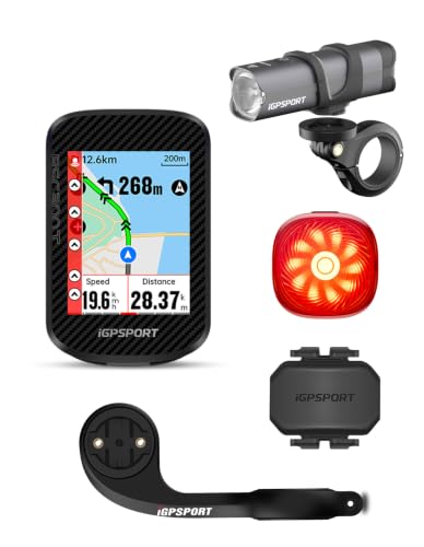 Image of iGPSPORT BSC300T Bike Computer with Bike Light Set