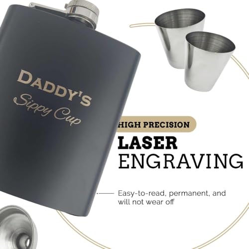 Pretty Inappropriate Daddys Sippy Cup Flask, Funny New Dad Gifts For Men, Dad To Be Gifts, First Time Dad Gifts, Soon To Be Dad Gifts, Fathers Day For New Dad thumb #1