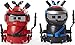 Ninja Bots Dragon 2-Pack, Hilarious Battling Robots (Red/Black) with 6 Weapons and Over 100 Sounds and Movements