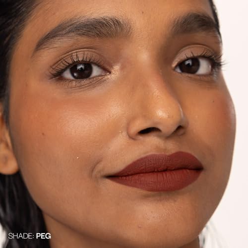 Image of Fae Beauty Lip Whip 12H Matte Liquid Lipstick | Long Wear | Non Drying | Soft Mousse Smudgeproof Formula | Vegan | Enriched with Vitamin E and Cherry Coffee - Peg