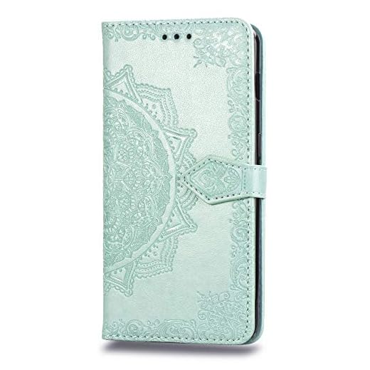 Paike mobilskal för OnePlus 6 skal OnePlus 6 skyddsskal OnePlus 6 Wallet Case Cover Mandala-prägling plånbok väska kortficka och magnetlås reptålig mobilväska